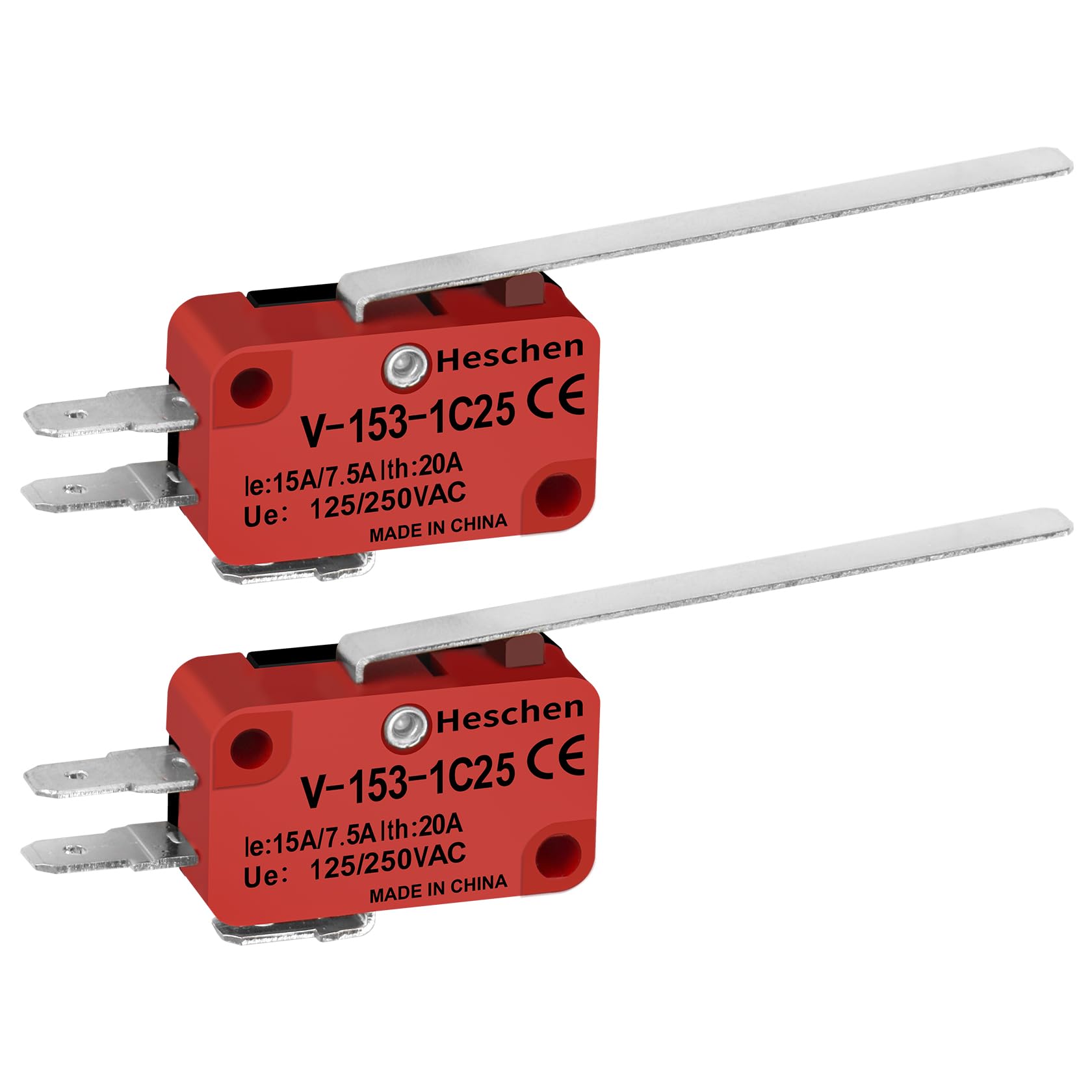 Amazon.com: Heschen Micro Switch, V-153-1C25, SPDT, Long Hinge